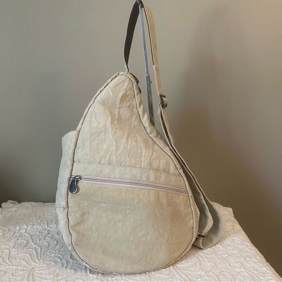 Ameribag Healthy Backpack Crossbody Sling Bag Tan Nylon Size Large Unisex - Picture 5 of 7